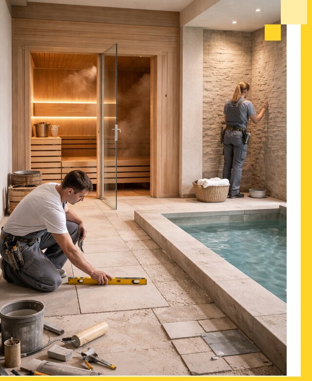 Комплексный дизайн и отделка интерьеров SPA под ключ в Арсеньеве